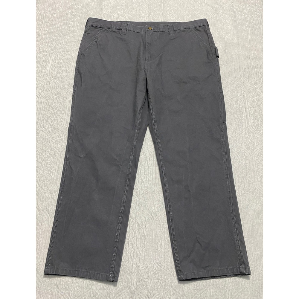 Brahma Carpenter Pants Wide Leg Utility Work‎ Men's 44×30 Gray Workwear Utility